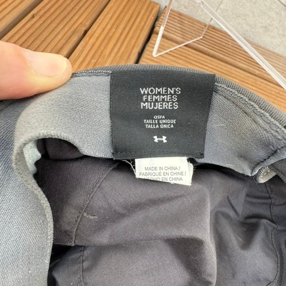 Under Armour Womens Dark Gray Military Style Baseball Cap OSFA - Picture 8 of 8